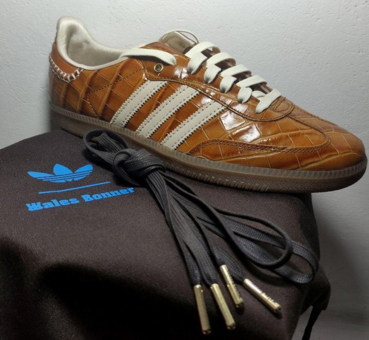 adidas Samba Wales Bonner Brown Croc Men - JH9826