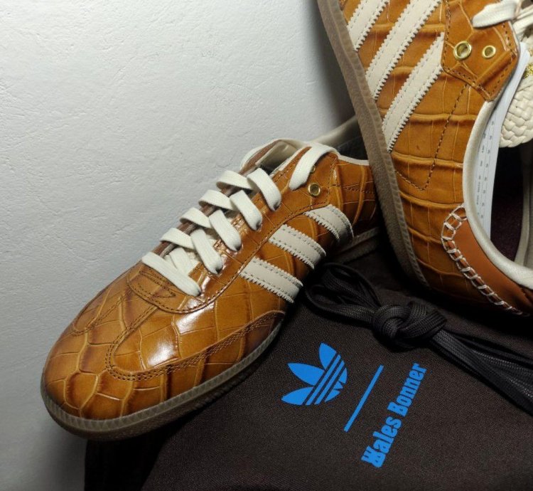 adidas Samba Wales Bonner Brown Croc Men - JH9826