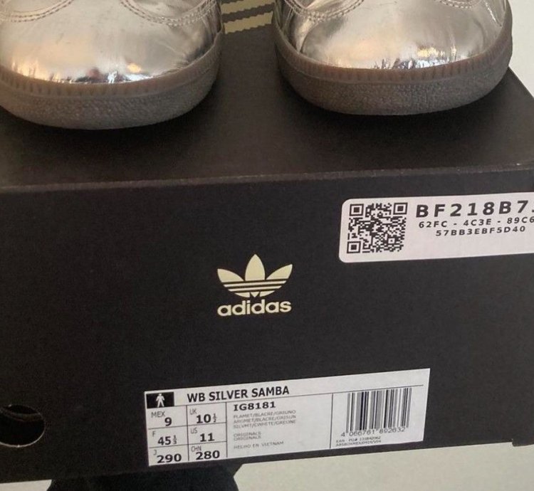 Adidas Samba Wales Bonner Silver