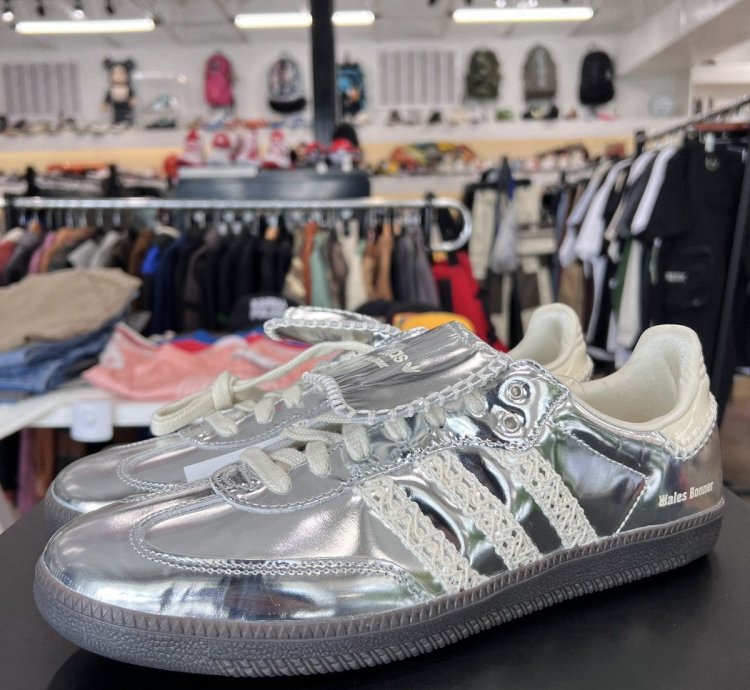Adidas Samba Wales Bonner Silver Sz 12 (2023)