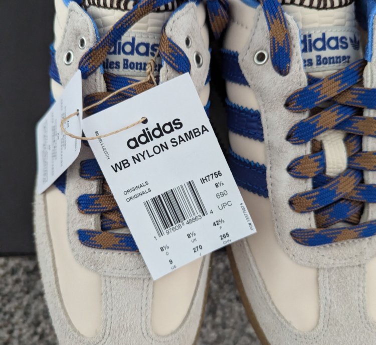 Adidas Wales Bonner Nylon Samba Wonder Clay Royal