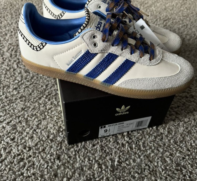 adidas Wales Bonner Samba Nylon Wonder Clay Royal Blue