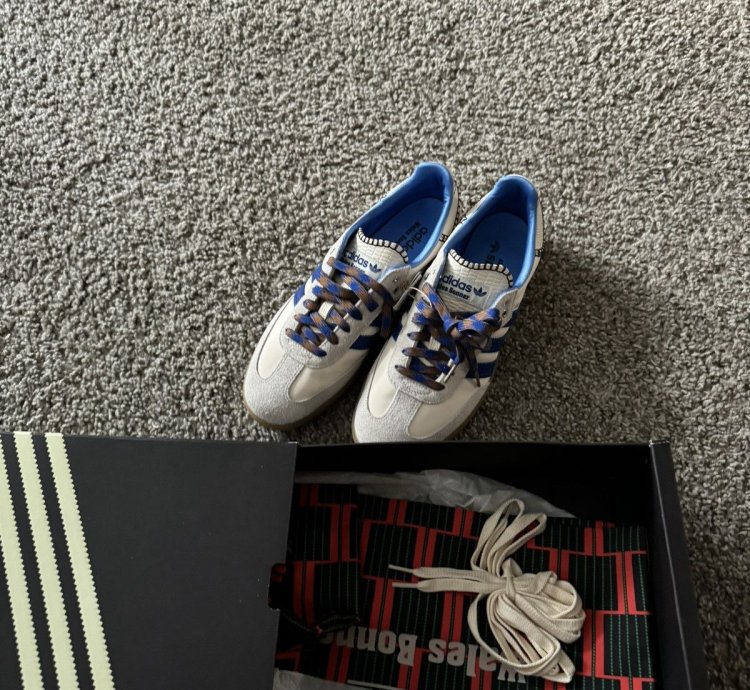 adidas Wales Bonner Samba Nylon Wonder Clay Royal Blue