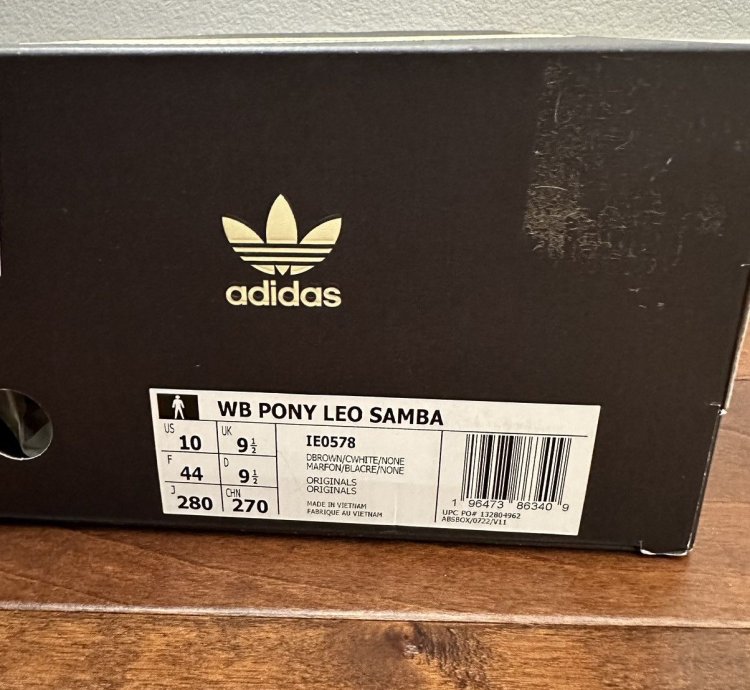 Adidas Wales Bonner Samba Pony in Leopard