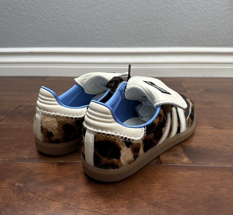 Adidas Wales Bonner Samba Pony in Leopard