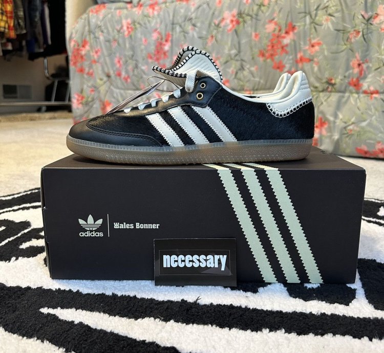 Adidas Wales Bonner Samba Pony Tonal Core Black