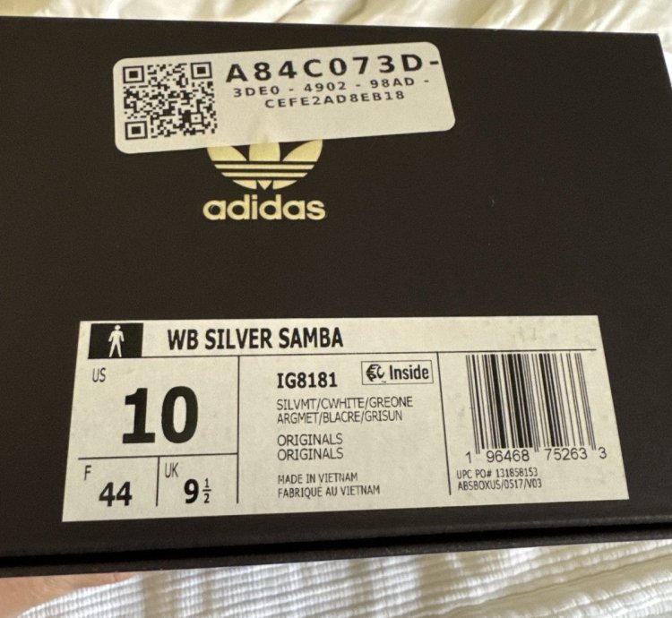 Adidas Wales Bonner Samba Silver