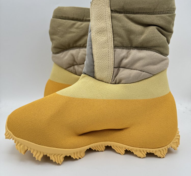 adidas Yeezy Knit Runner Boot Sulfer Yellow Waterproof