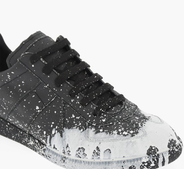 ARTISANAL Hand-Painted Maison Margiela Low Sneakers