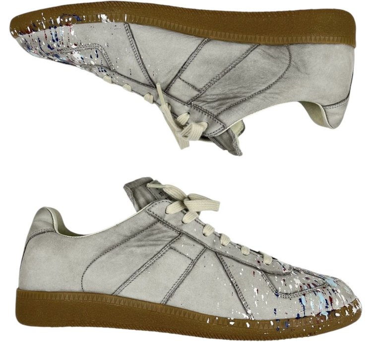 AW15 NWT Maison Margiela Paint Splatter Gat Sneakers