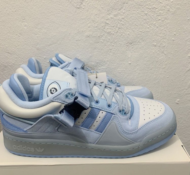 Bad Bunny Forum Buckle Low Blue Tint