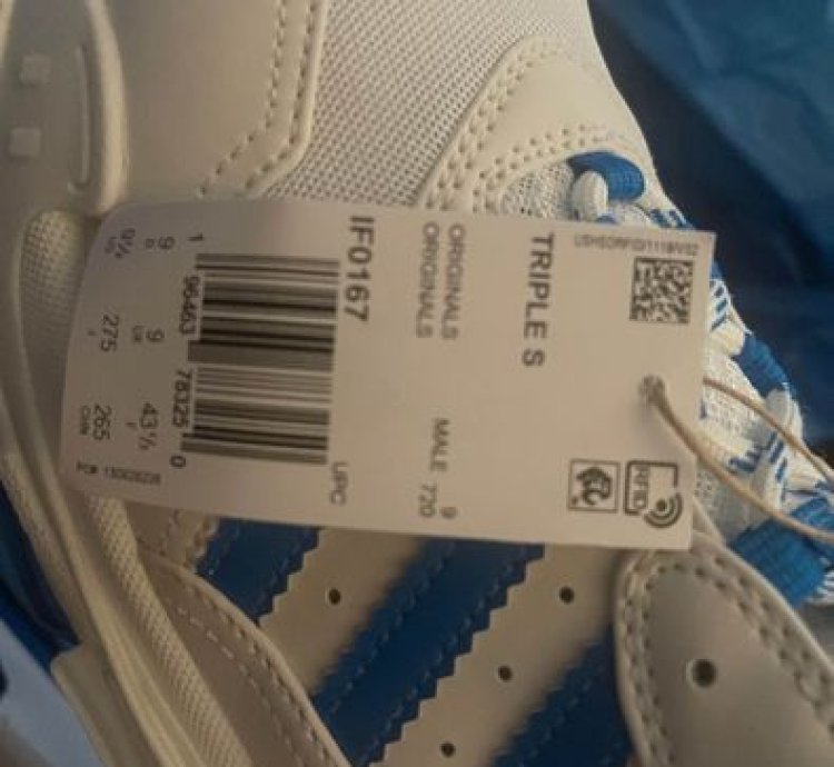 Balenciaga Adidas Triple White White Blue