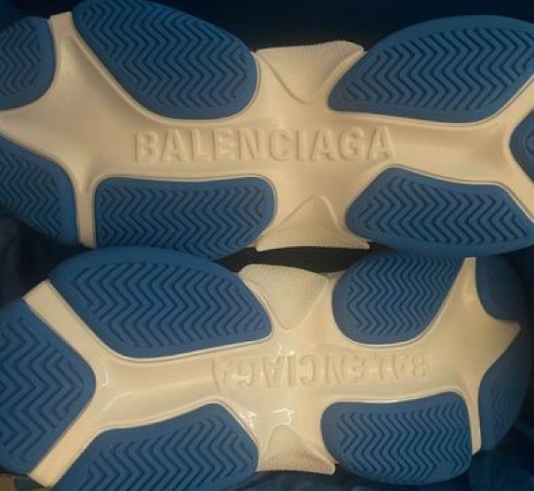 Balenciaga Adidas Triple White White Blue