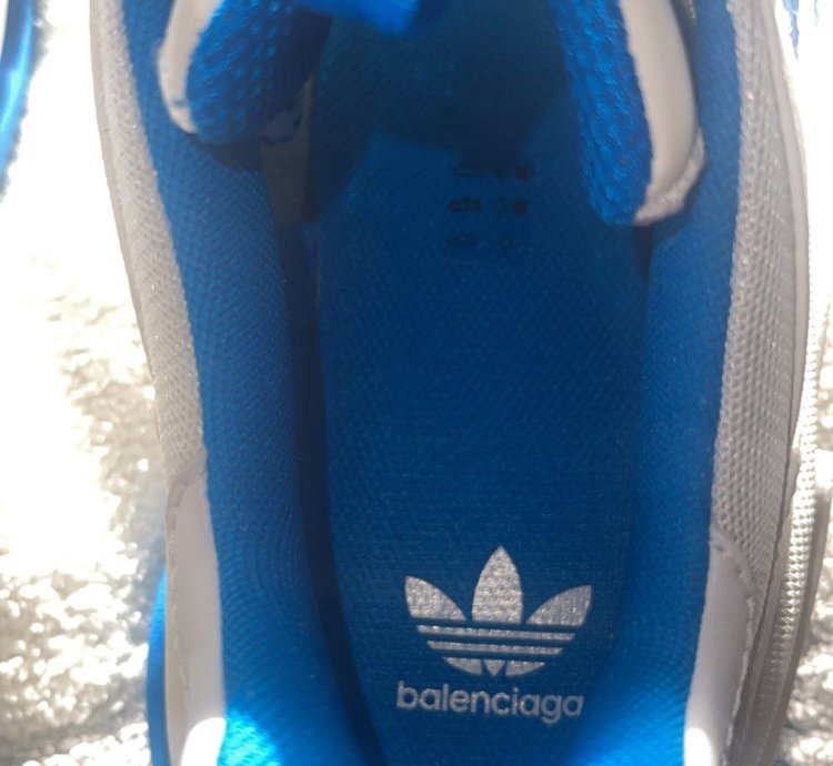 Balenciaga Adidas Triple White White Blue