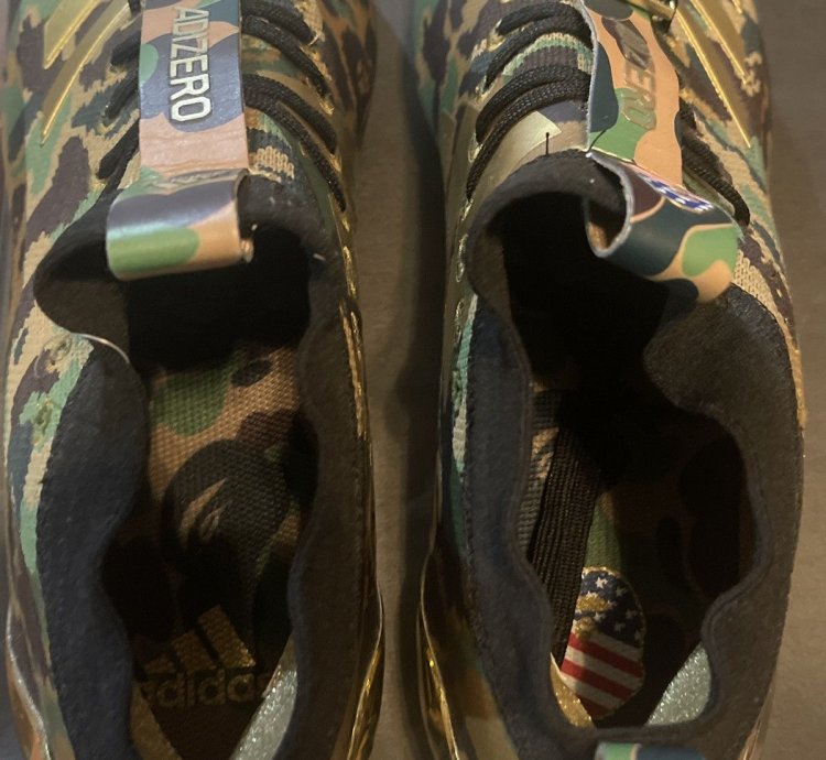 Bape Adidas football cleats