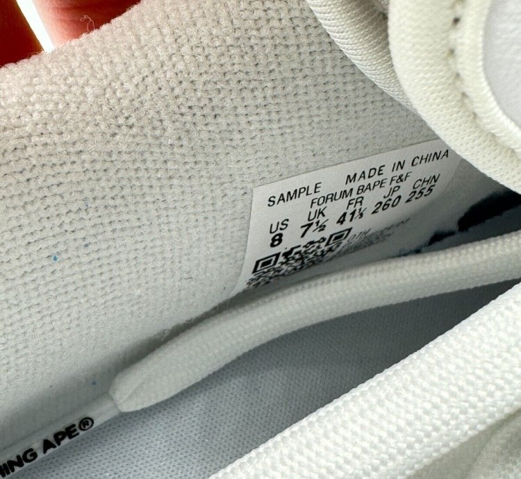 BAPE adidas Forum Triple White
