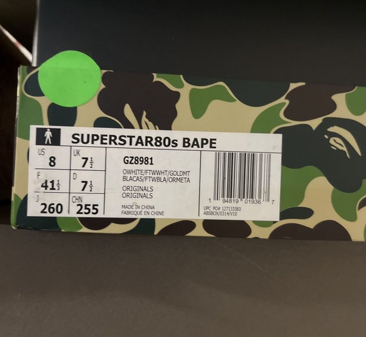 Bape Adidas superstar