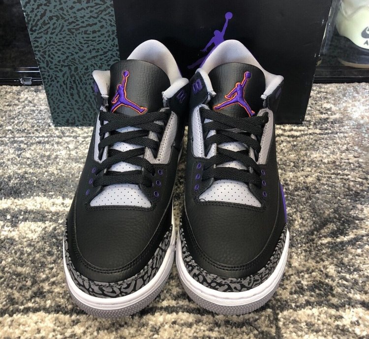 NIKE AIR JORDAN 3 RETRO COURT PURPLE