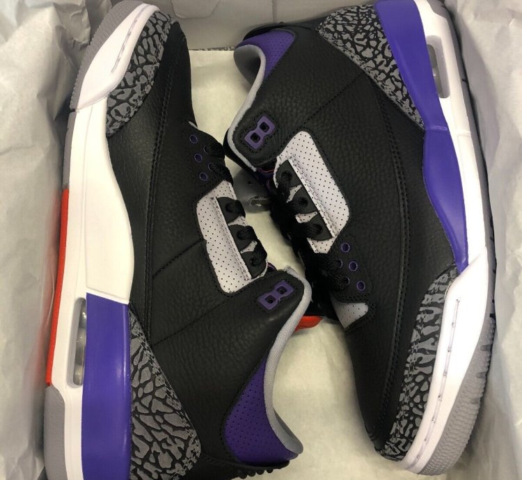 NIKE AIR JORDAN 3 RETRO COURT PURPLE