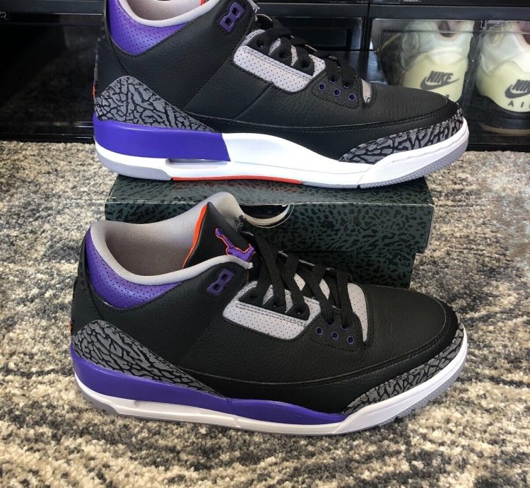 NIKE AIR JORDAN 3 RETRO COURT PURPLE