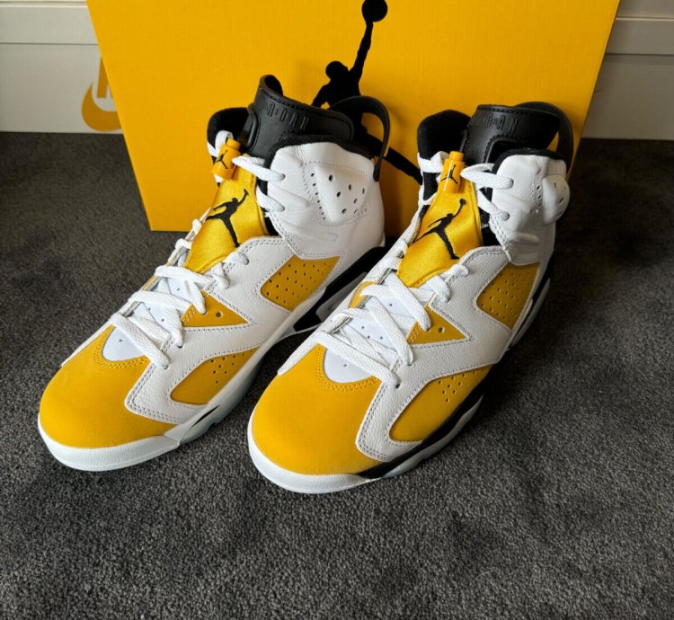 NIKE AIR JORDAN 6 RETRO 'YELLOW OCHRE'