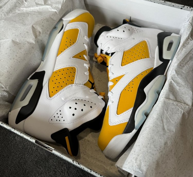 NIKE AIR JORDAN 6 RETRO 'YELLOW OCHRE'