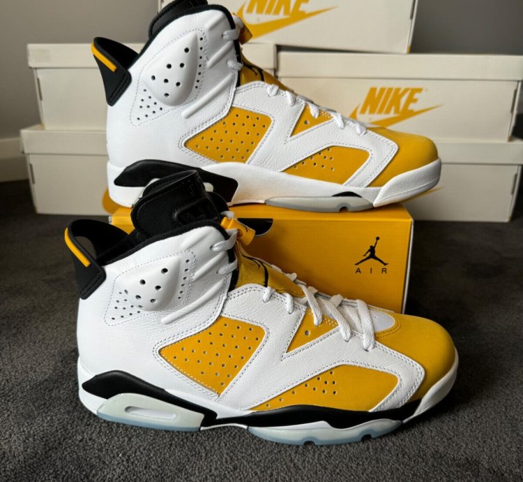 NIKE AIR JORDAN 6 RETRO 'YELLOW OCHRE'