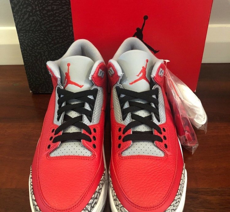 NIKE AIR JORDAN 3 RETRO SE RED CEMENT