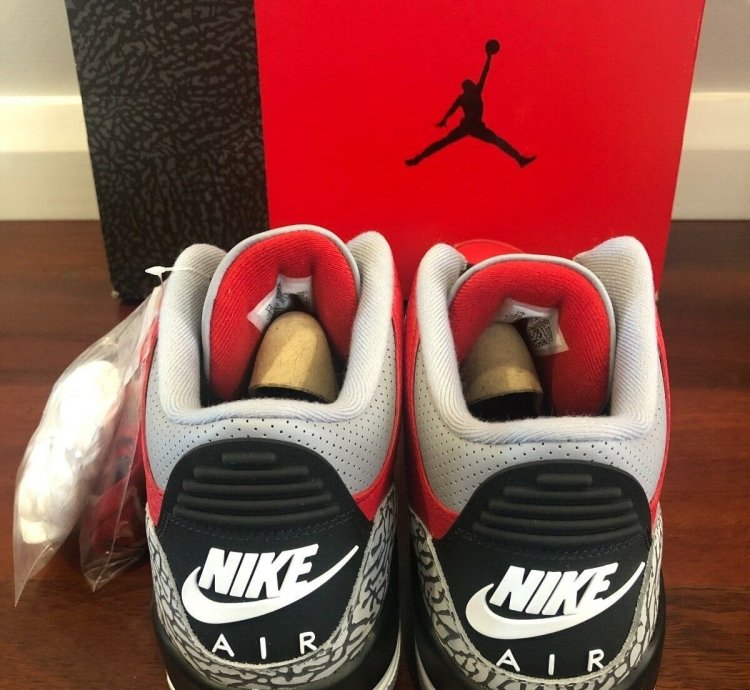 NIKE AIR JORDAN 3 RETRO SE RED CEMENT