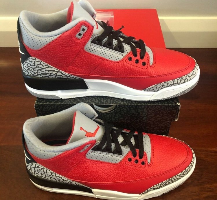 NIKE AIR JORDAN 3 RETRO SE RED CEMENT
