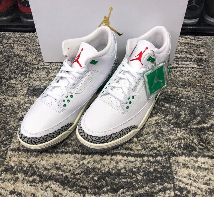 NIKE AIR JORDAN 3 RETRO 'LUCKY GREEN'