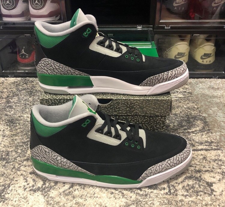 NIKE AIR JORDAN 3 RETRO 'PINE GREEN'