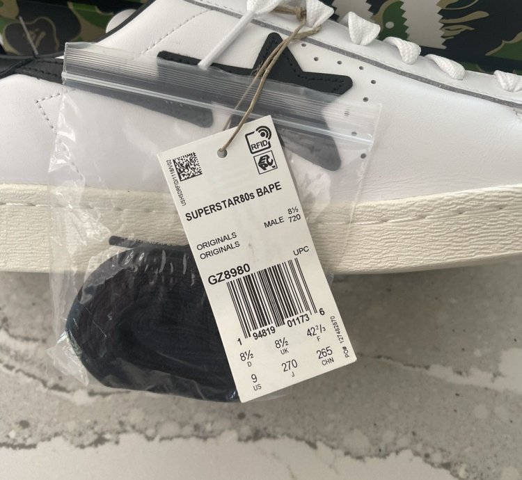 Bape Adidas Superstar 80