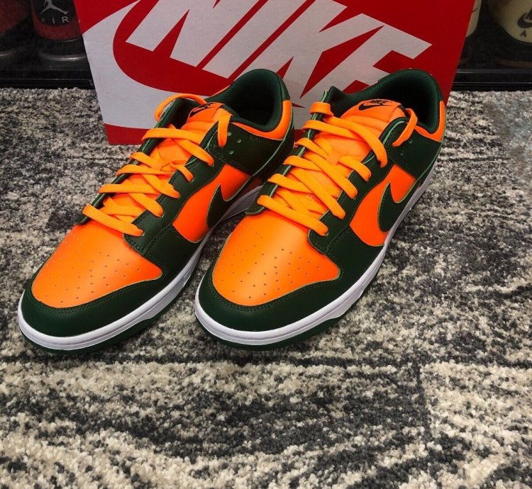 NIKE DUNK LOW RETRO 'MIAMI HURRICANES'