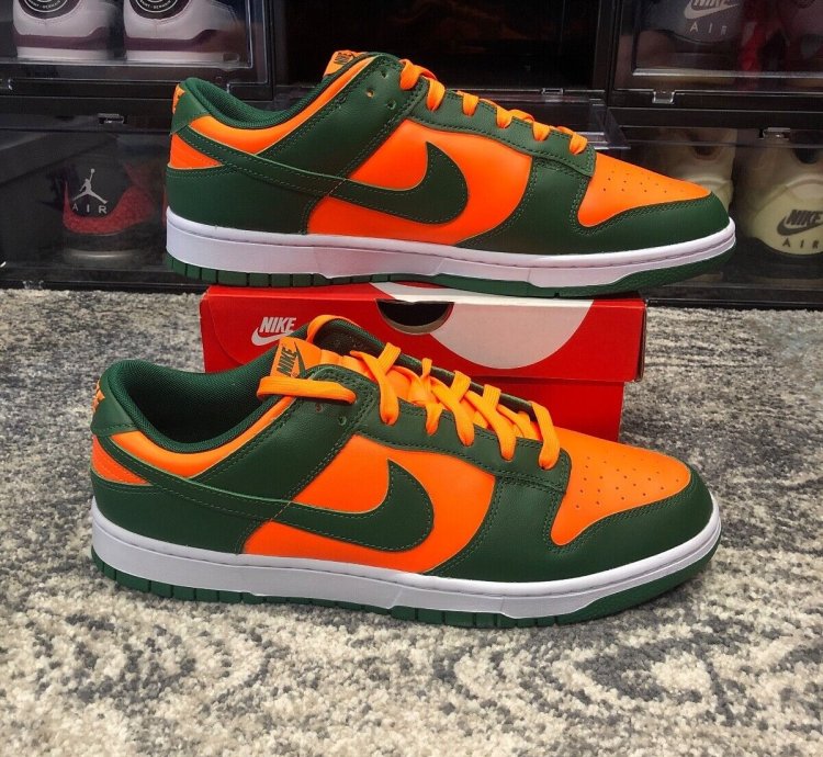 NIKE DUNK LOW RETRO 'MIAMI HURRICANES'