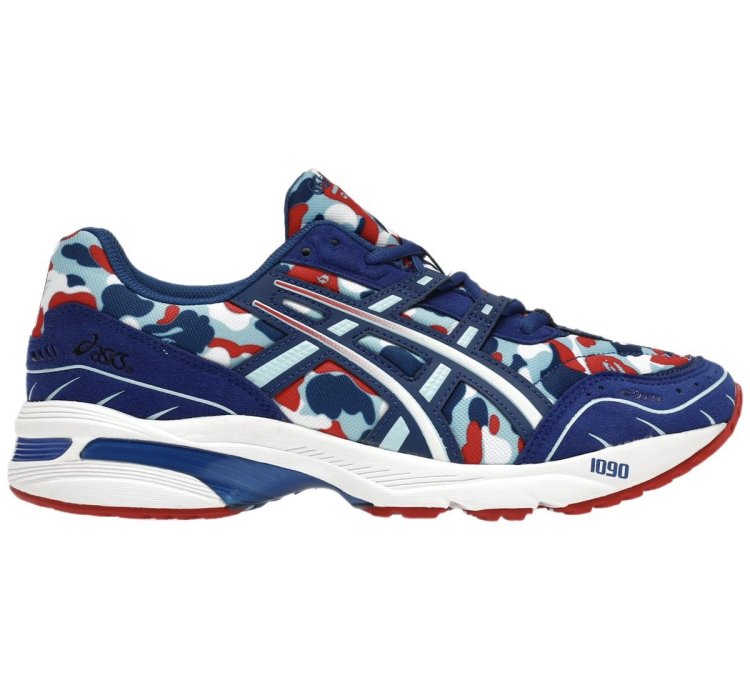 Bape Asics Gel-1090 France Camo 2021
