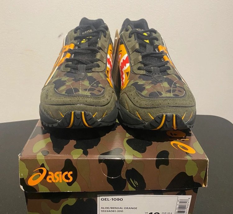 Bape Asics Gel-1090 Tiger Camo