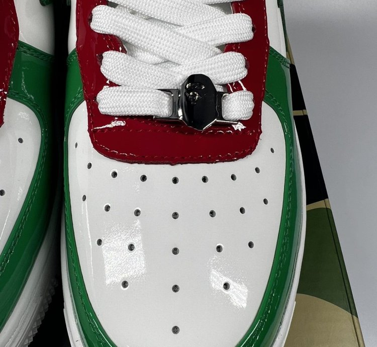 BAPE Bape Sta 1 Green White Red - Size 10