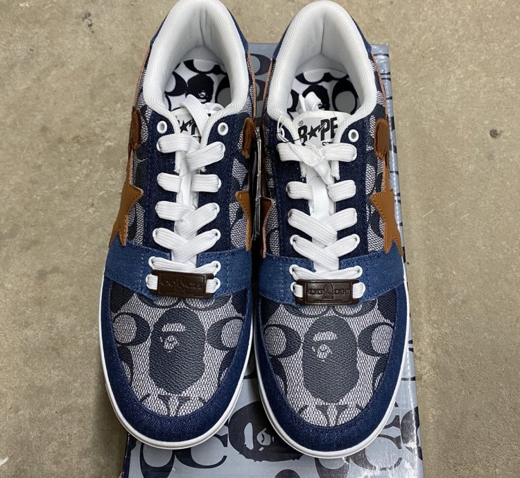 Bape bapesta coach