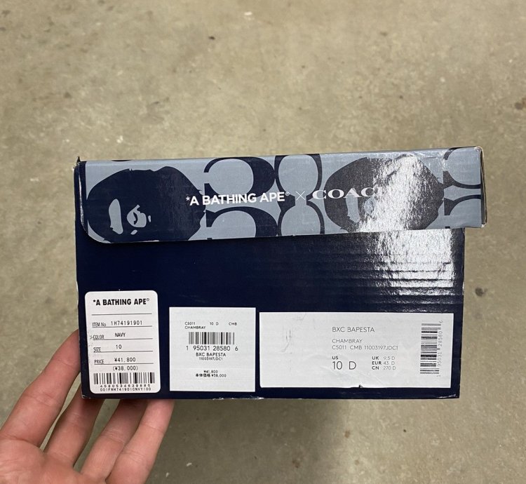 Bape bapesta coach