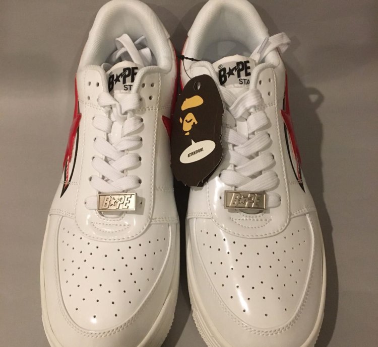 Bape Bapesta Shark White Sneaker