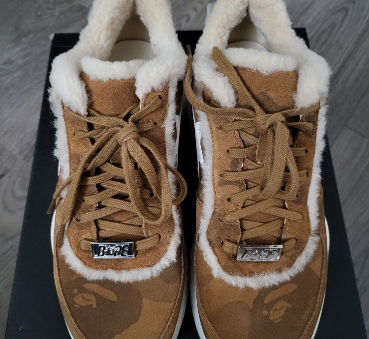 Bape Bapesta Ugg Sz 8 5 New