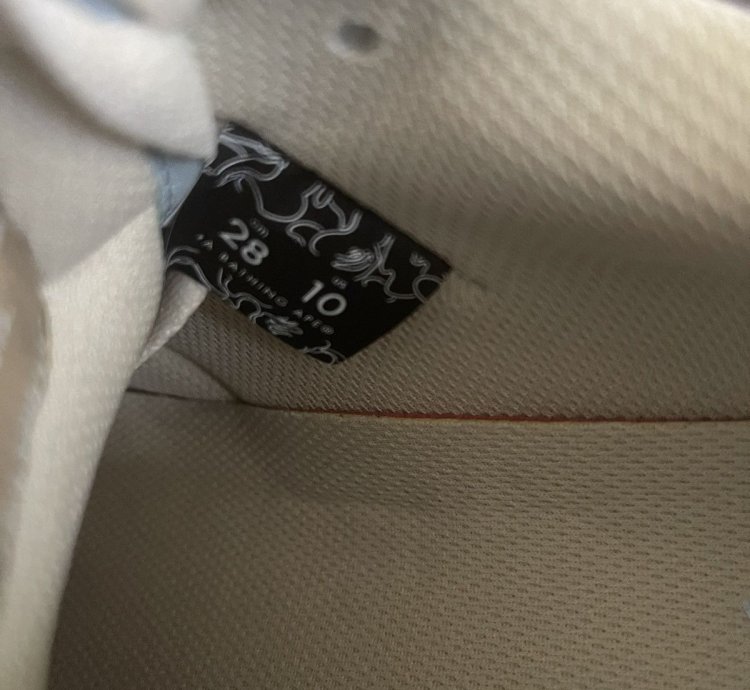 Bape Court Sta Size 10 Sax light blue Brand New