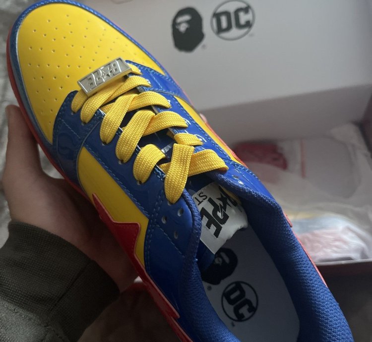 Bape DC Comics Superman Bapesta Low M1