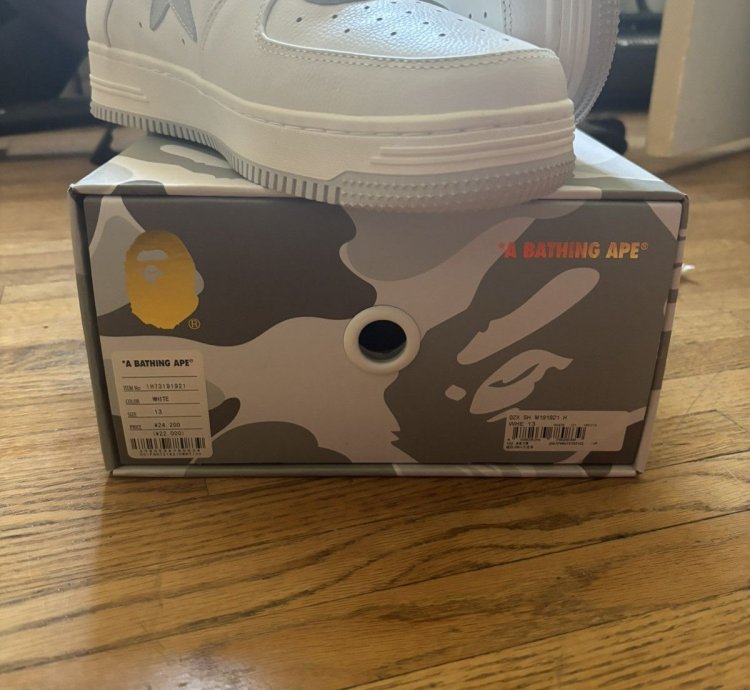 Bape jjjound bapesta