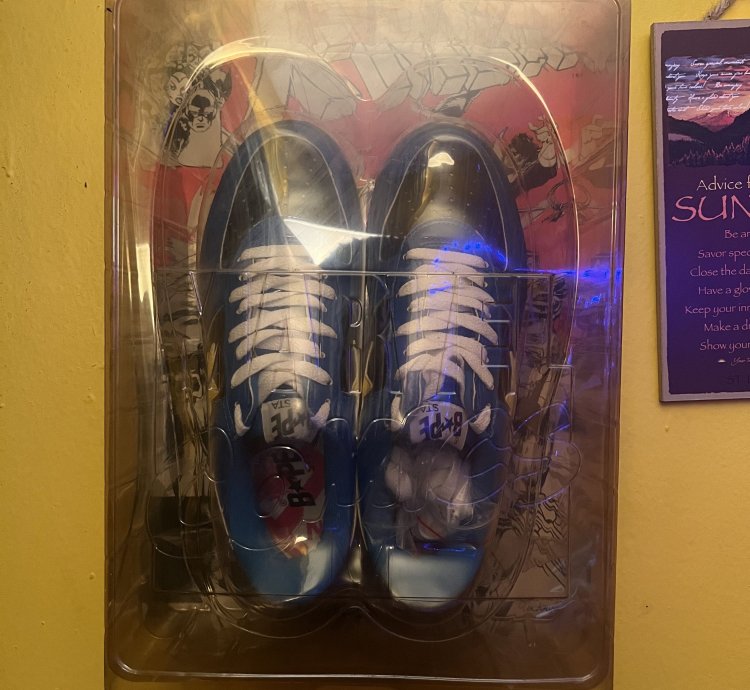 Bape Marvel Cyclops Bapesta