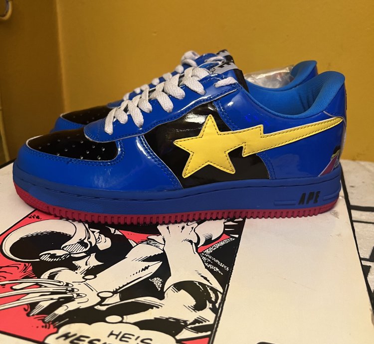 Bape Marvel Cyclops Bapesta