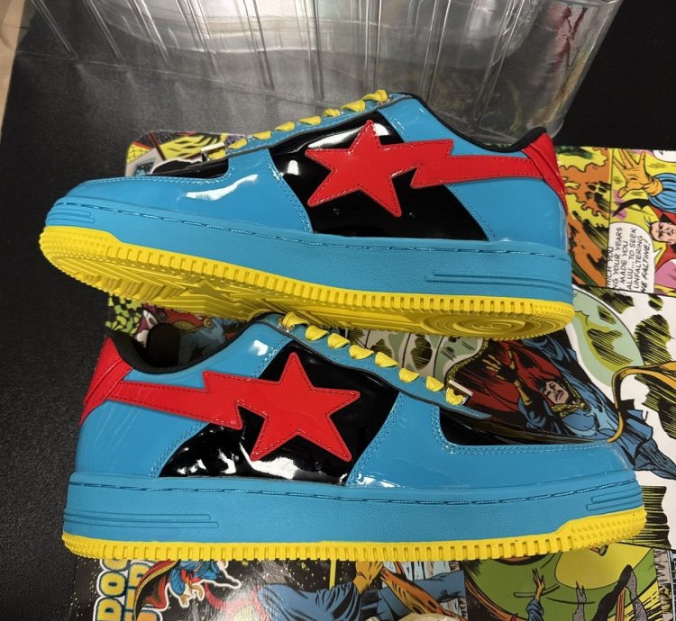 Bape Marvel Dr Strange Bapesta