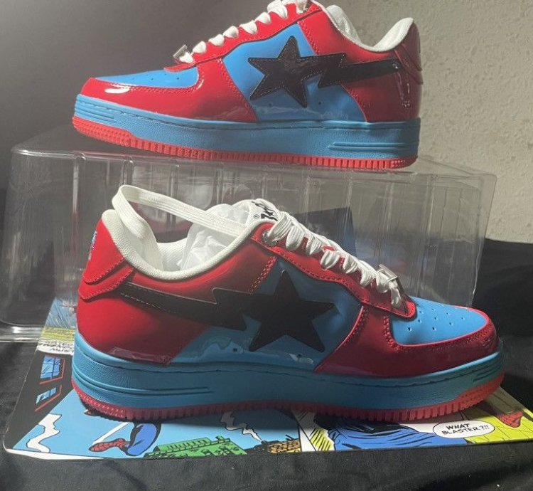 Bape Marvel Spider Man Bapesta