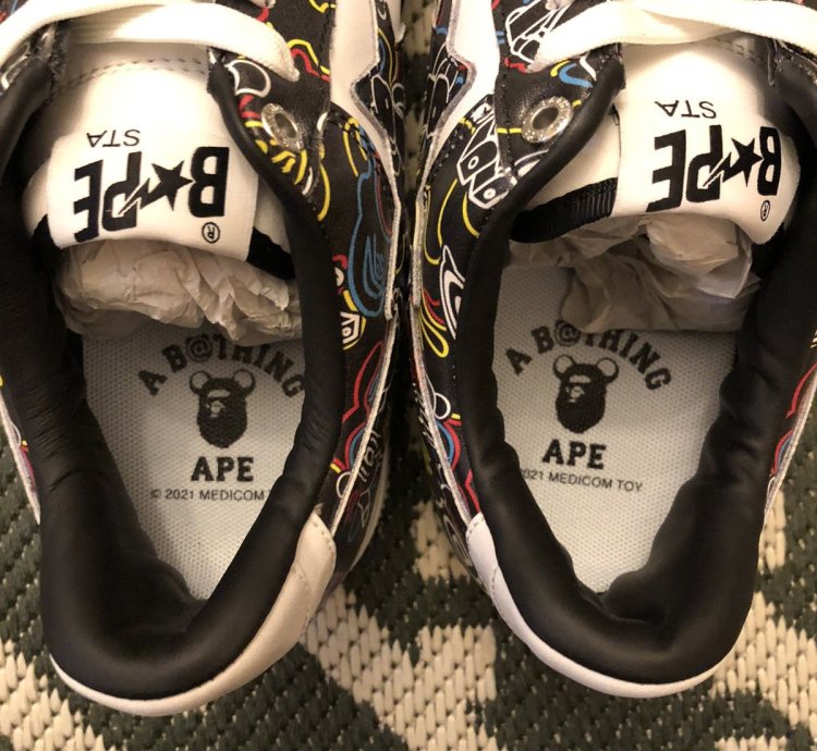 Bape Medicom bapesta DS Size 9 5